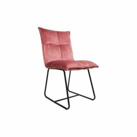 Ružová jedálenská stolička HSM collection Estelle