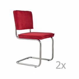 Jedálenská stolička Temne rudé