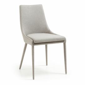 Sivá jedálenská stolička La Forma Fabric