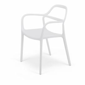 Súprava 2 bielych jedálenských stoličiek Le Bonom Dali Chaur