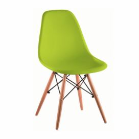Jedálenská stolička CINKLA 3 NEW Tempo Kondela Zelená