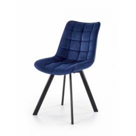 Jedálenská stolička Tmavo modré