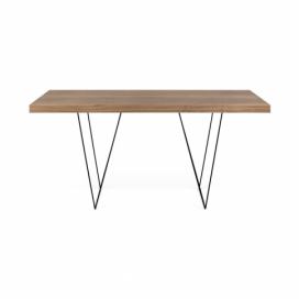 Stôl s čiernymi nohami TemaHome Multi, 160 × 77 cm
