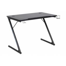 Dkton Dizajnový písací stôl Naretha 100 cm, čierny