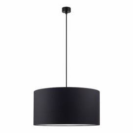 Čierne závesné svietidlo Sotto Luce Mika, ⌀ 50 cm