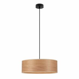 Závesné svietidlo s tienidlom z dreva čerešne Sotto Luce TSURI XL
