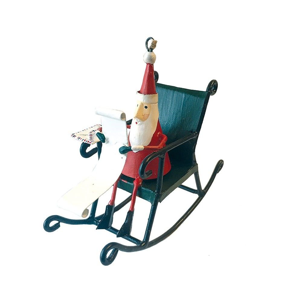 Vianočná závesná ozdoba G-Bork Santa in Rocking Chair - Bonami.sk