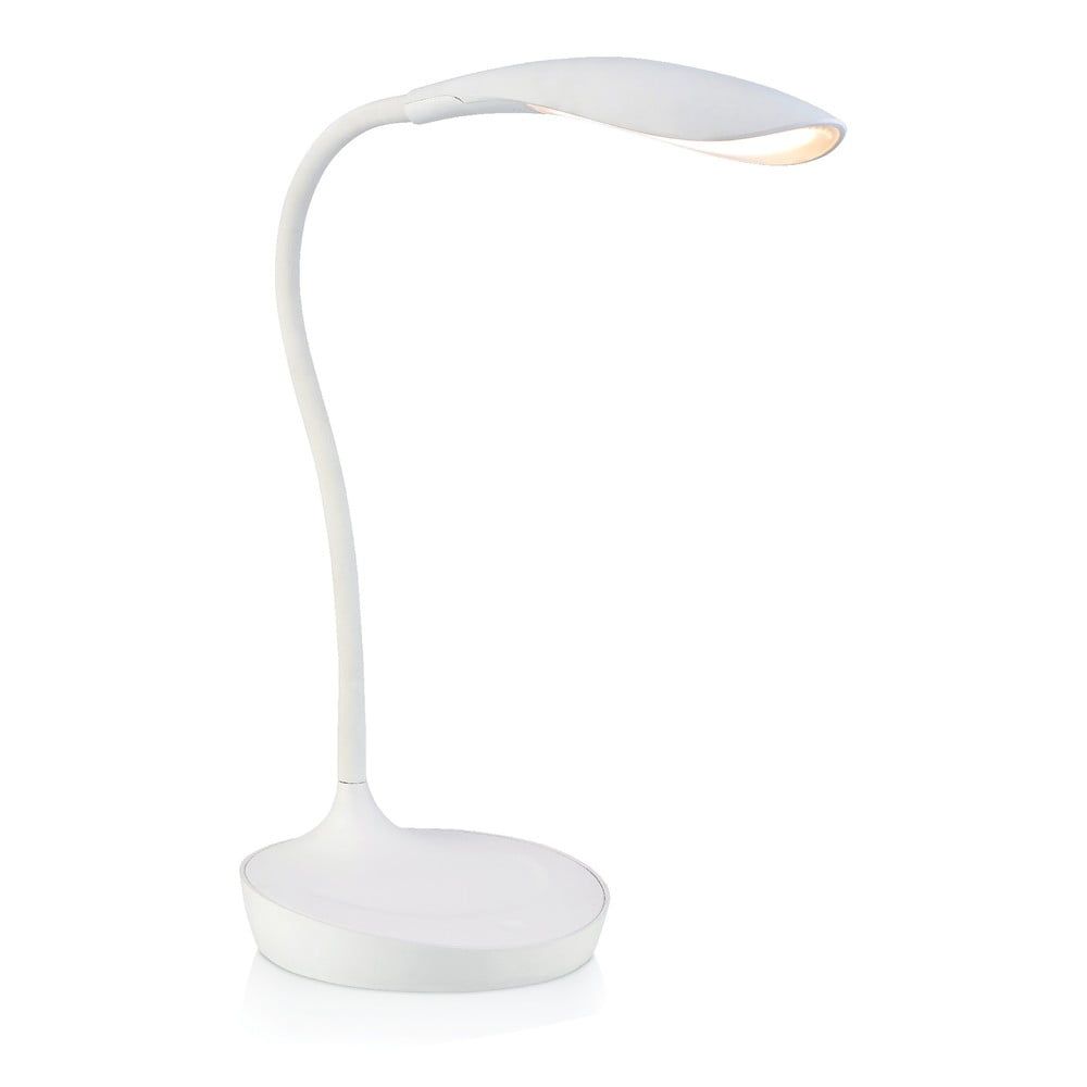 Biela stolová lampička s USB portom Markslöjd Swan - Bonami.sk