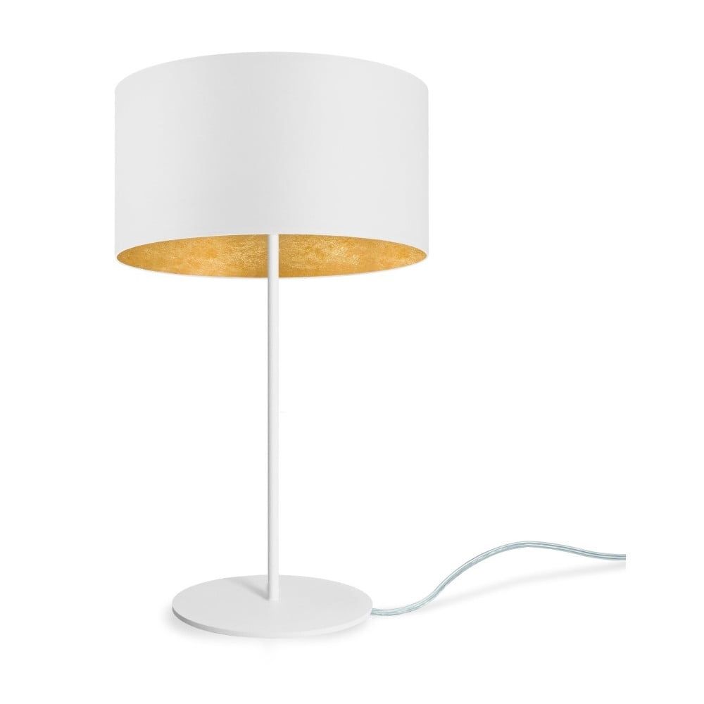 Bielo-zlatá stolová lampa Sotto Luce MIKA M 1T - Bonami.sk