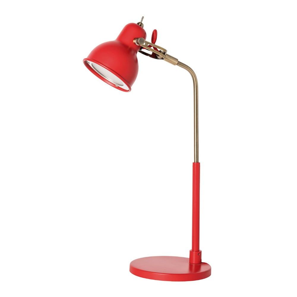 Červená stolová lampa s LED svetlom SULION Bang - Bonami.sk