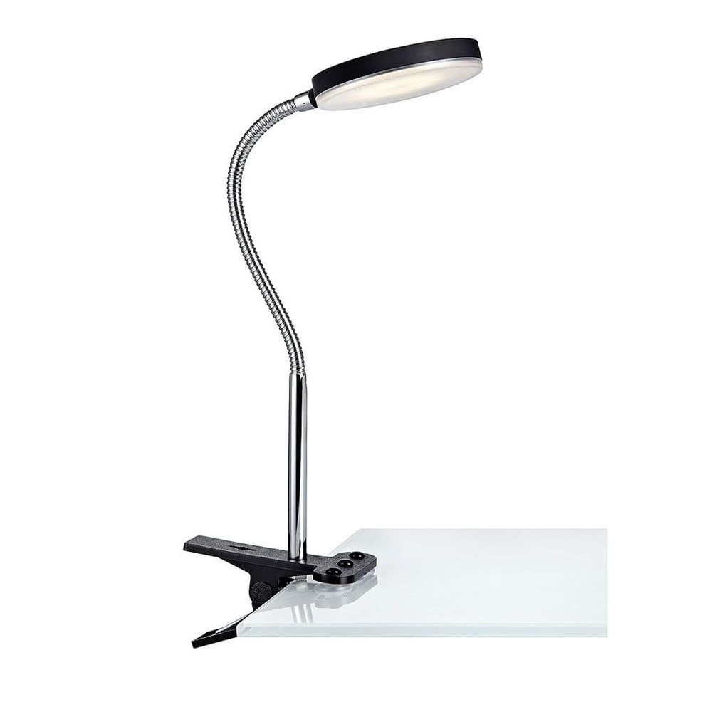 Čierna stolová LED lampa so štipcom Markslöjd Flex - Bonami.sk