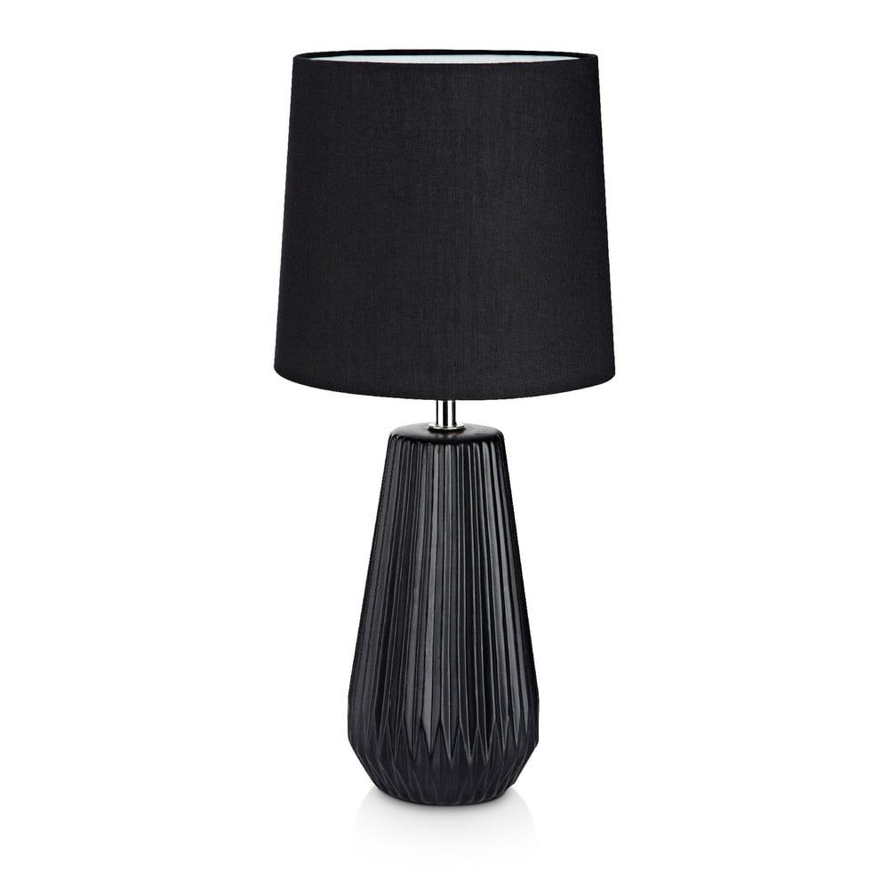 Čierna stolová lampa Markslöjd Nicci, ø 19 cm - Bonami.sk