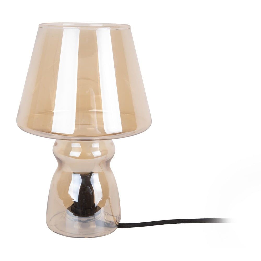 Hnedá sklenená stolová lampa Leitmotiv Classic Glass, ø 16 cm - Bonami.sk