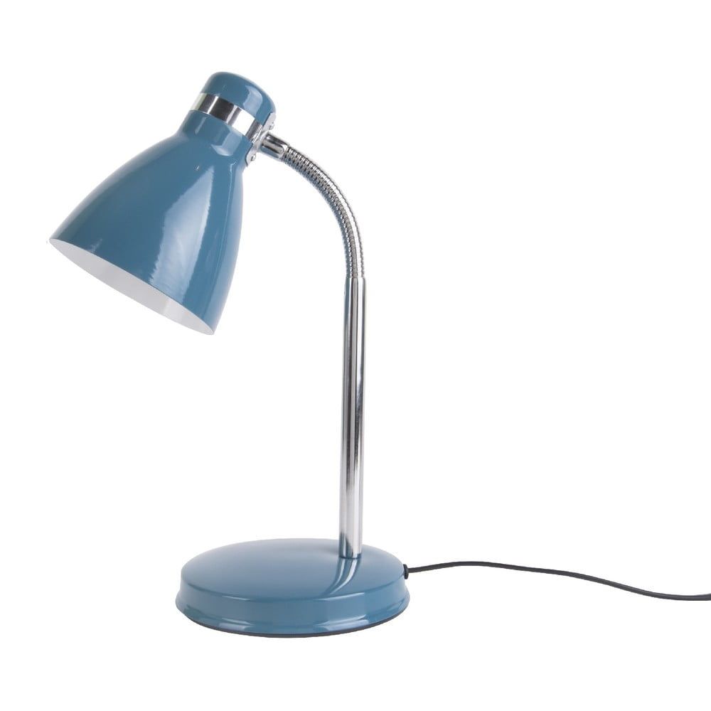 Modrá stolová lampa Leitmotiv Study Blue - Bonami.sk