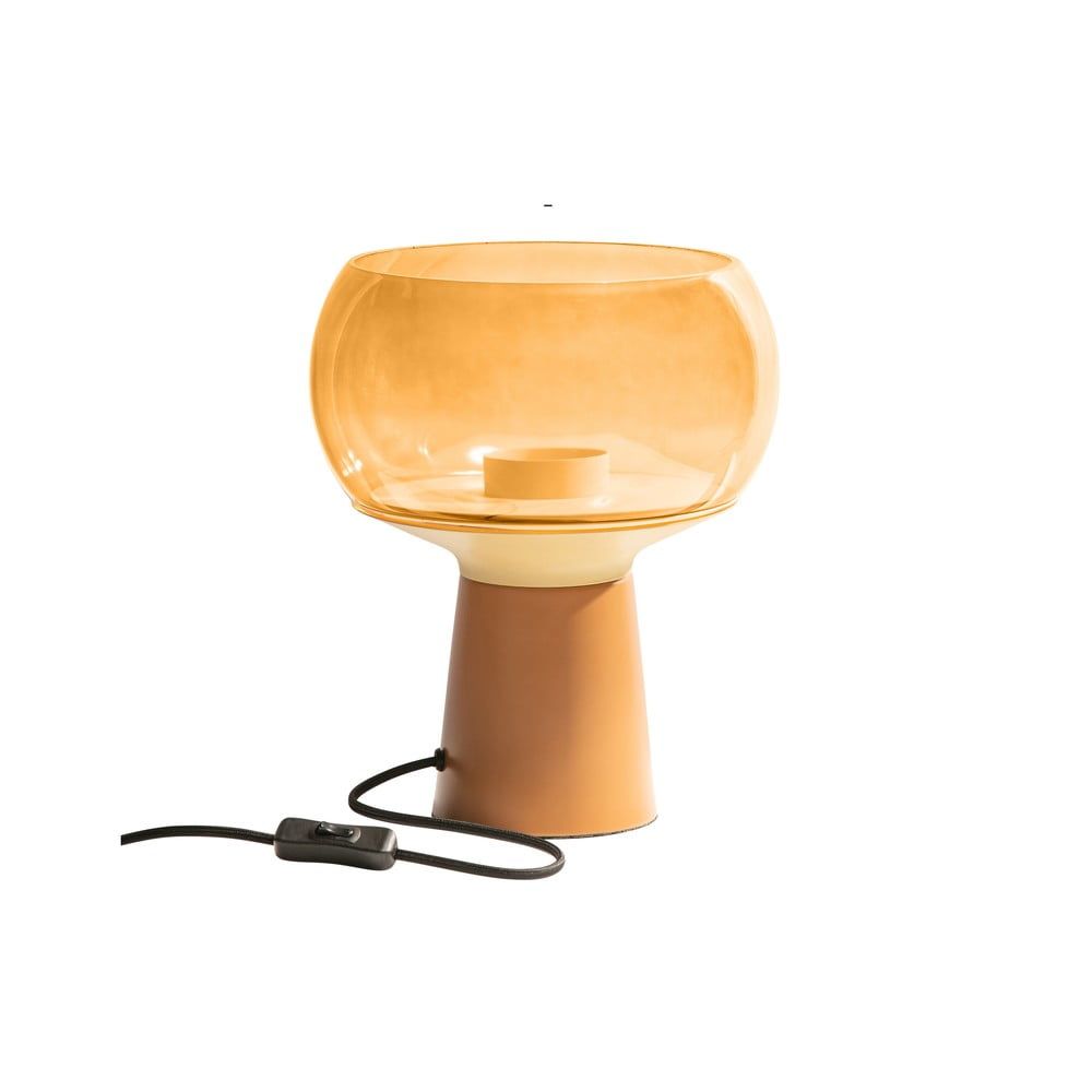 Oranžová kovová stolová lampa BePureHome, výška 28 cm - Bonami.sk