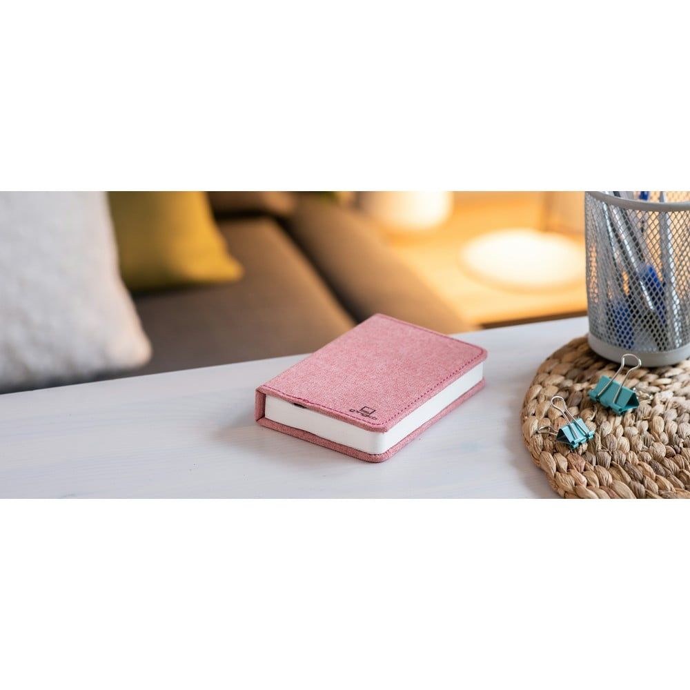 Ružová malá LED stolová lampa v tvare knihy Gingko Booklight - Bonami.sk