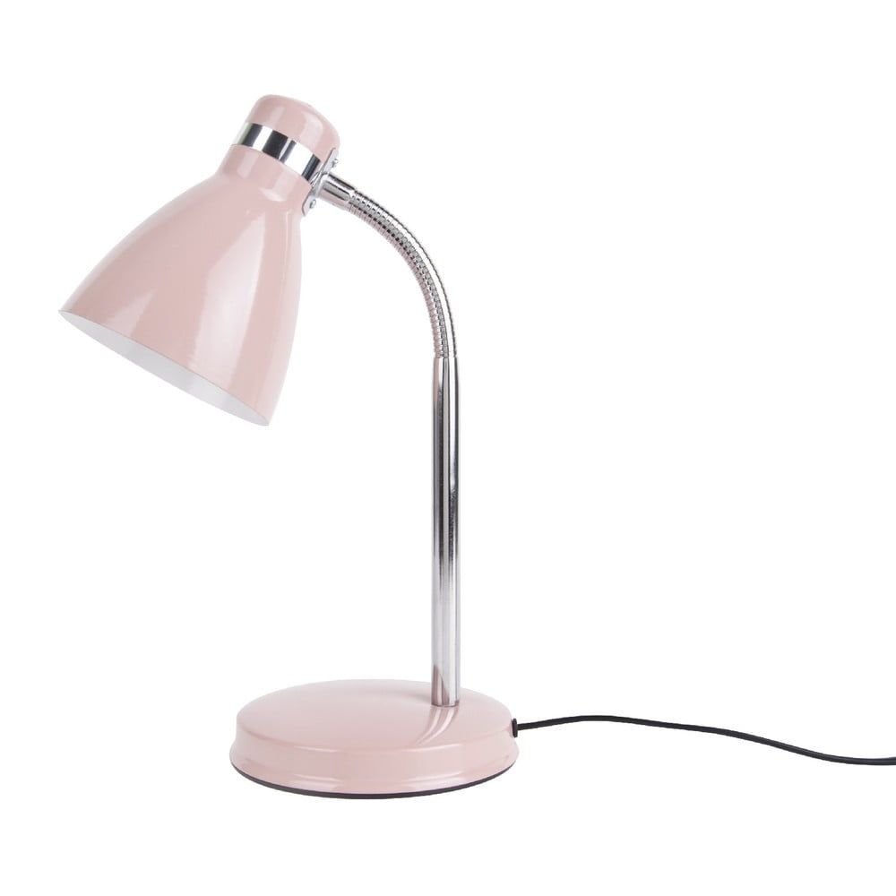 Ružová stolová lampa Leitmotiv Study - Bonami.sk