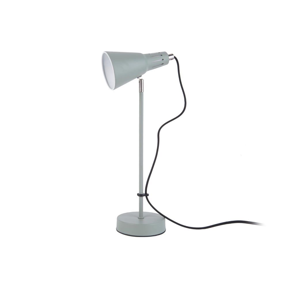 Sivozelená stolová lampa Leitmotiv Mini Cone, ø 16 cm - Bonami.sk