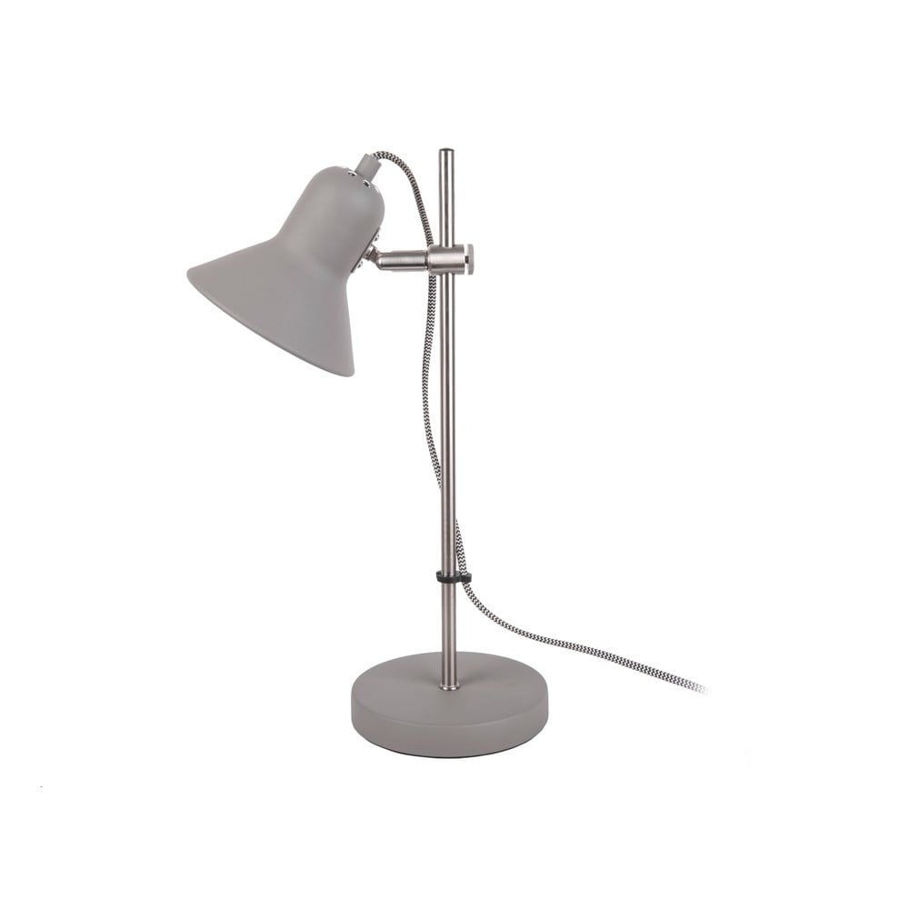 Svetlosivá stolová lampa Leitmotiv Slender, výška 43 cm - Bonami.sk