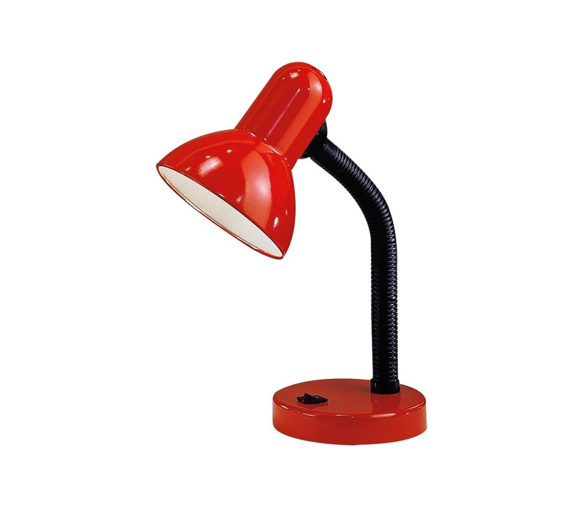Eglo EGLO 9230 - Stolná lampa BASIC 1xE27/40W červená  - Svet-svietidiel.sk