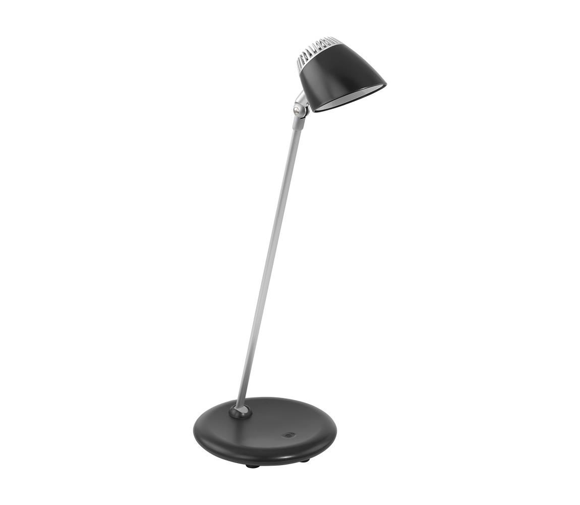 Eglo Eglo 97047 - LED Stolná lampa CAPUANA 1xLED/4,8W/230V čierna  - Svet-svietidiel.sk