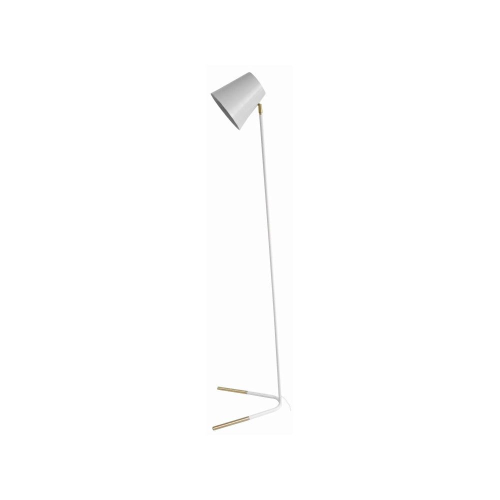 Biela voľne stojacia lampa s detailmi v zlatej farbe Leitmotiv Noble - Bonami.sk