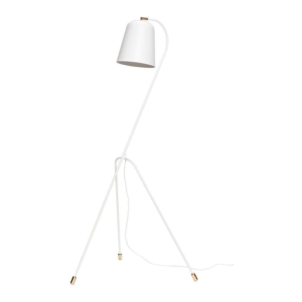 Biela voľne stojacia lampa Hübsch Floor Lamp, výška 156 cm - Bonami.sk