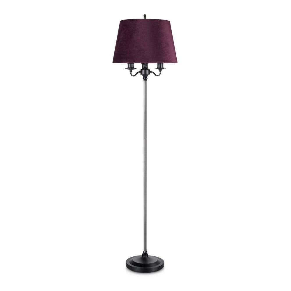 Čierno-fialová stojacia lampa Markslöjd Jamie, ø 40 cm - Bonami.sk