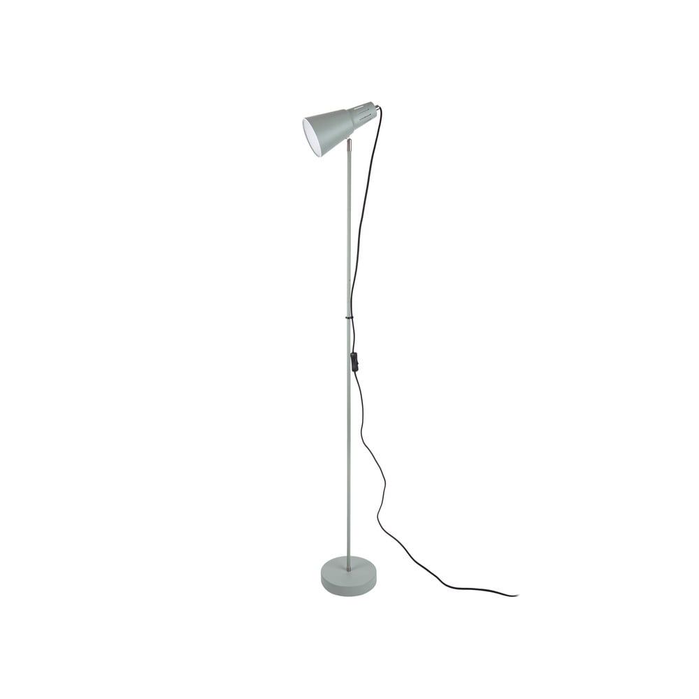 Sivozelená stojacia lampa Leitmotiv Mini Cone, výška 147,5 cm - Bonami.sk