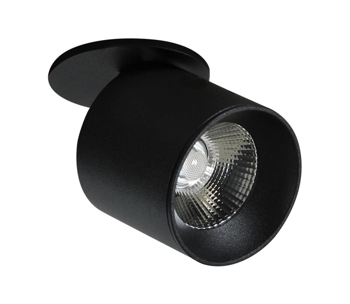  LED Podhľadové bodové svietidlo HARON 1xLED/10W/230V čierna  - Svet-svietidiel.sk