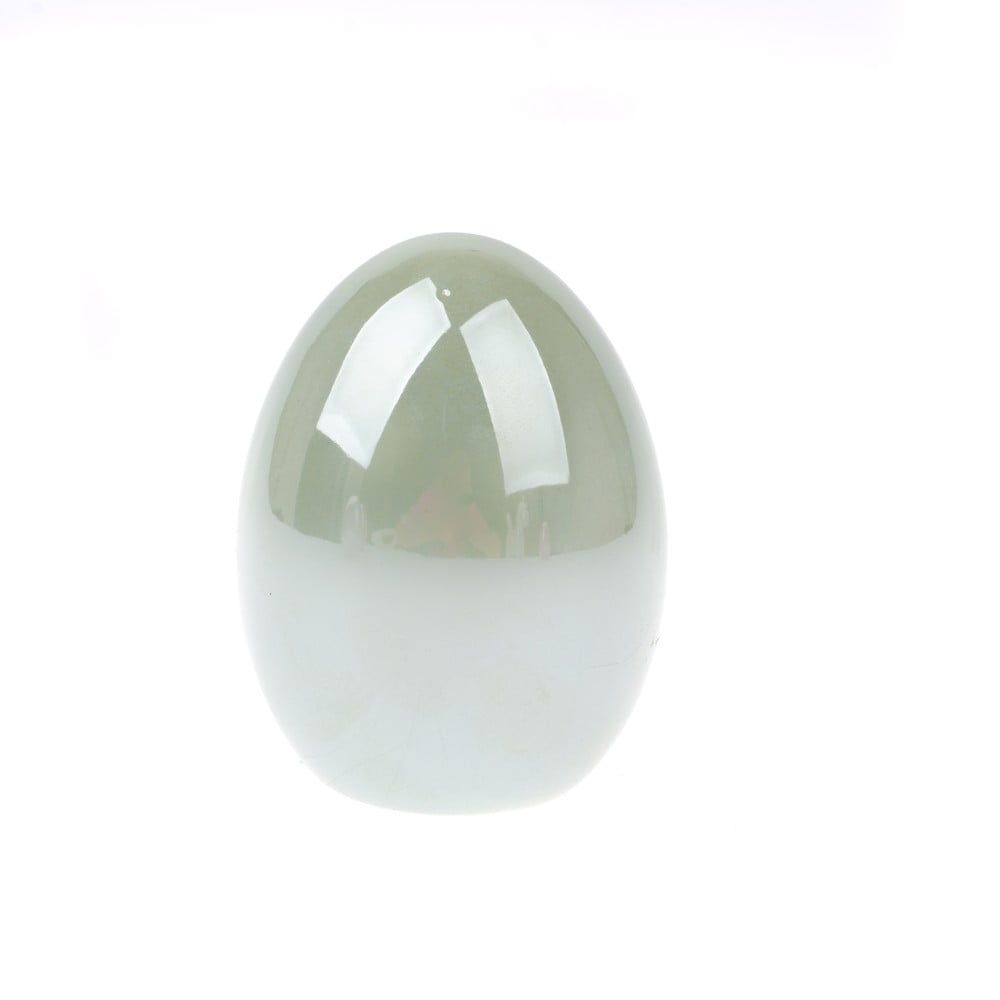 Zelené dekoratívne keramické vajíčko Dakls Easter Egg, výška 8 cm - Bonami.sk