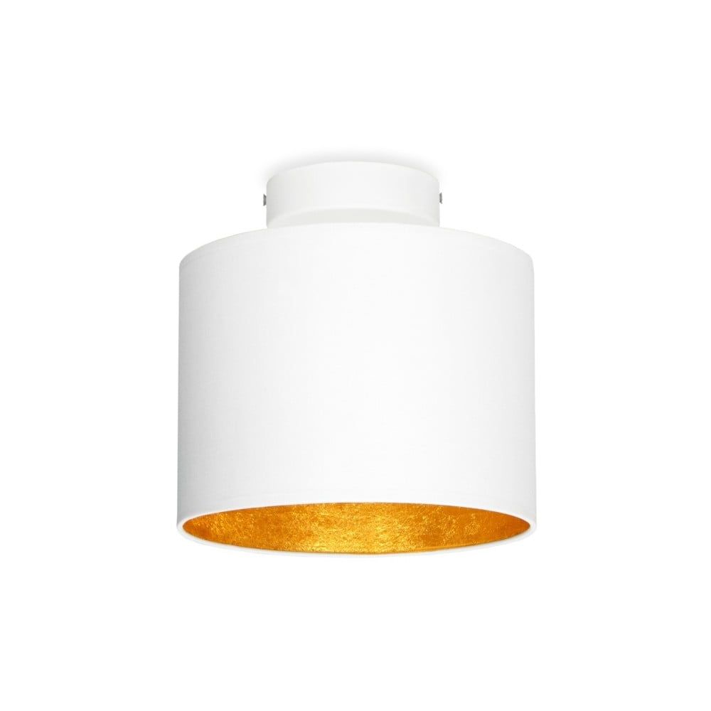 Biele stropné svietidlo s detailom v zlatej farbe Sotto Luce MIKA Elementary XS CP - Bonami.sk