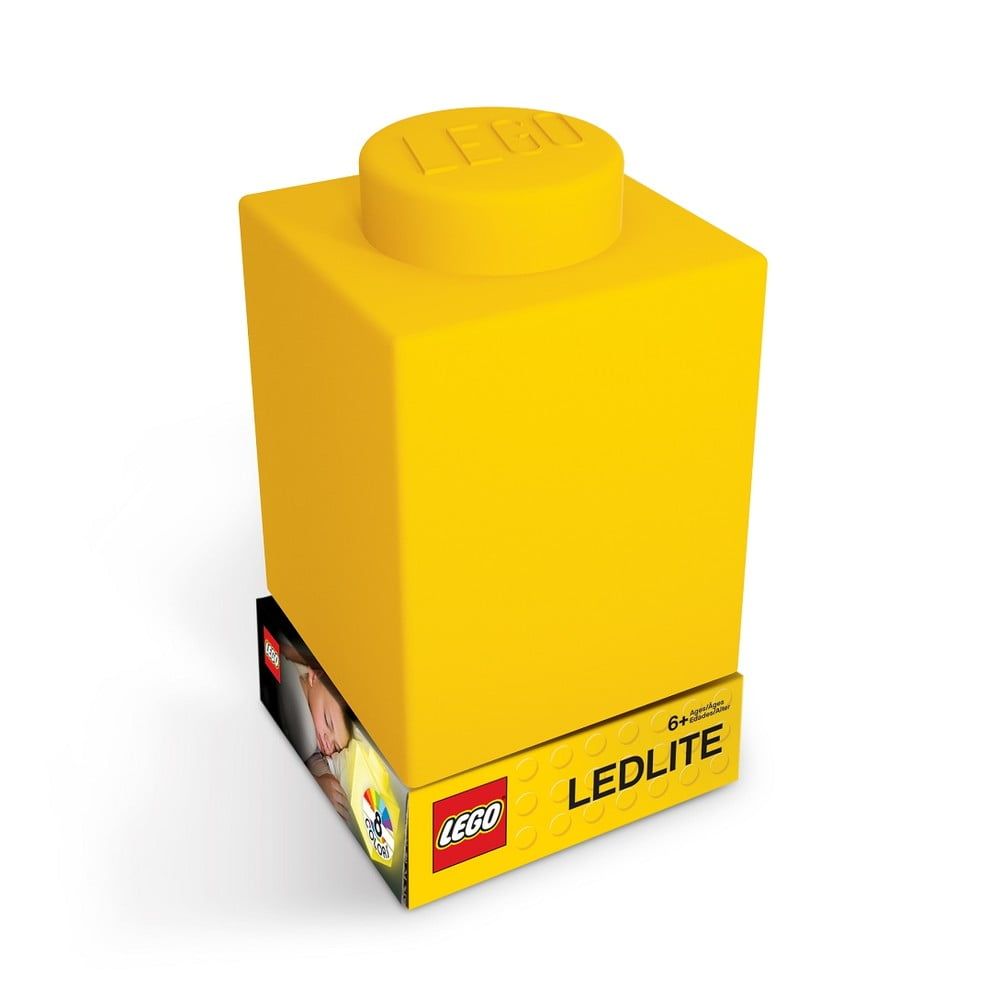 Žlté silikónové nočné svetielko LEGO® Classic Brick - Bonami.sk