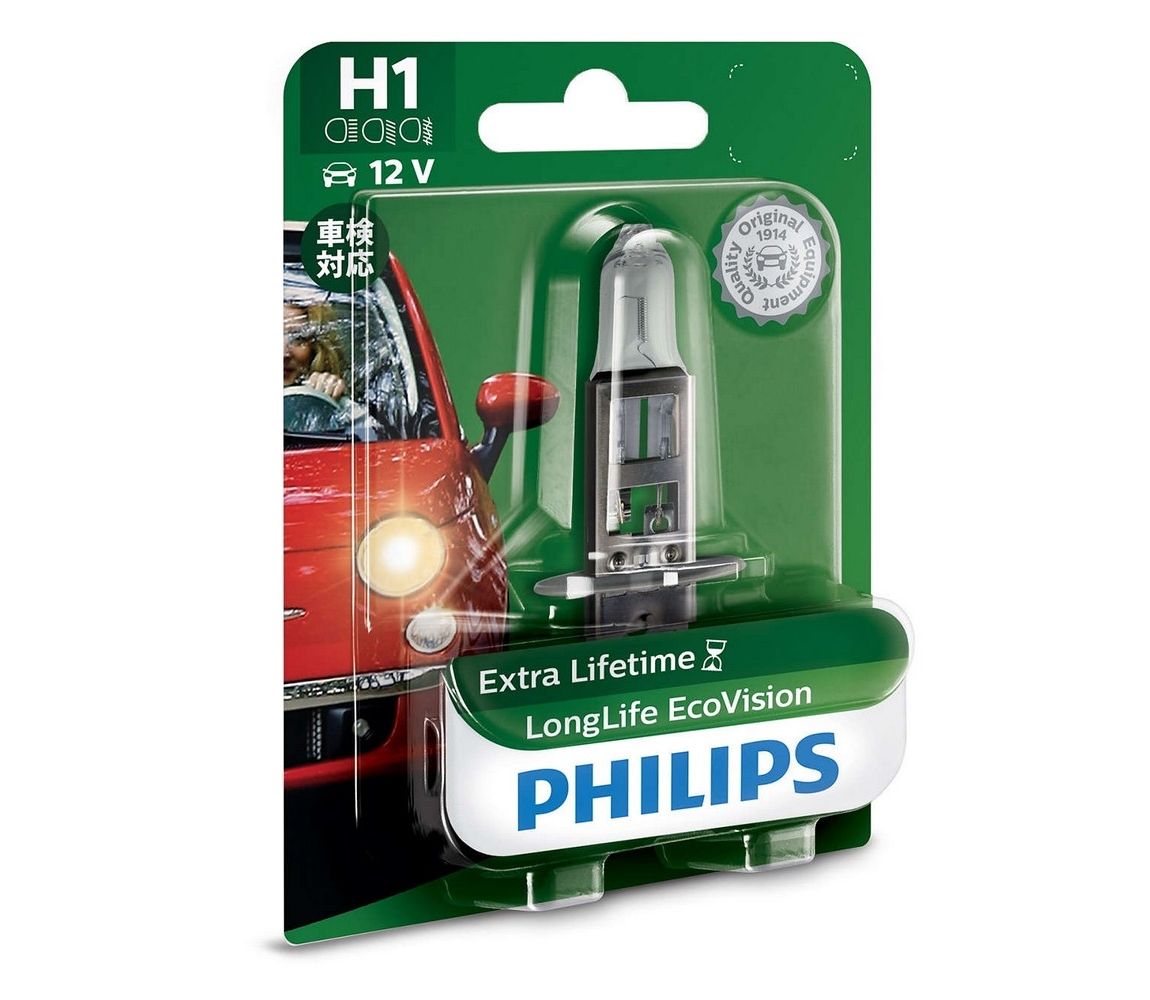 Philips Autožiarovka Philips ECO VISION 12258LLECOB1 H1 P14,5s/55W/12V  - Svet-svietidiel.sk