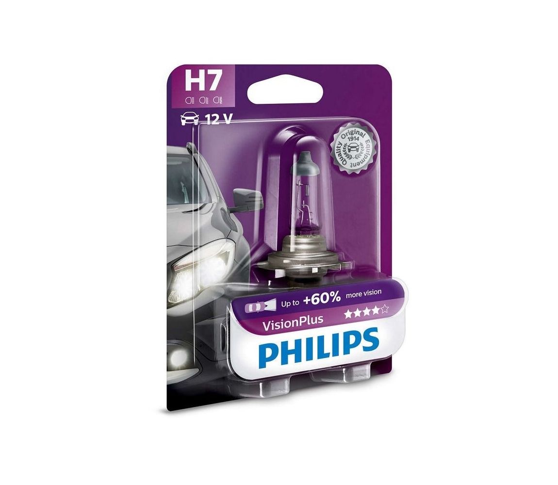 Philips Autožiarovka Philips VISIONPLUS 12972VPB1 H7 PX26d/55W/12V  - Svet-svietidiel.sk