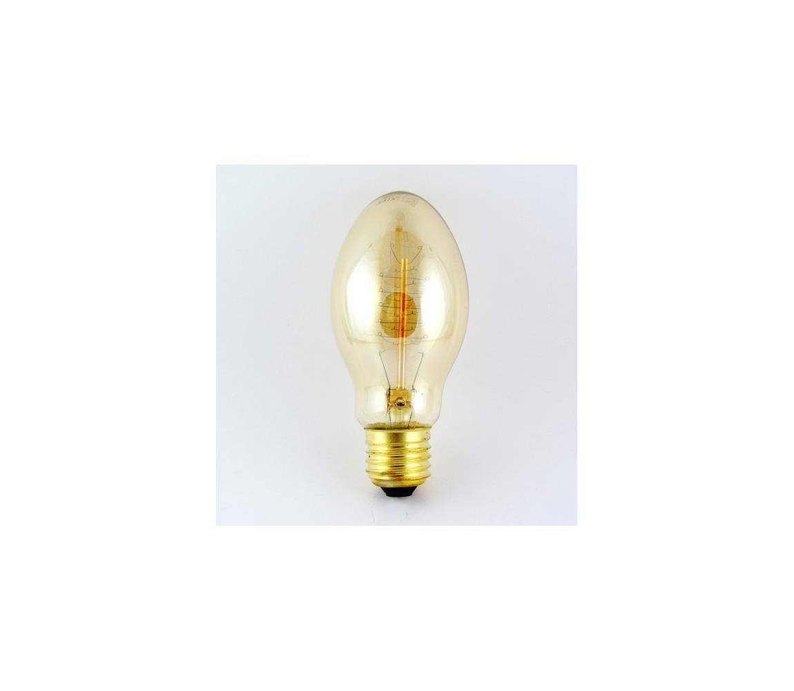  Priemyselná dekoračná stmievateľná žiarovka VINTAGE B53 E27/40W/230V 2000K  - Svet-svietidiel.sk