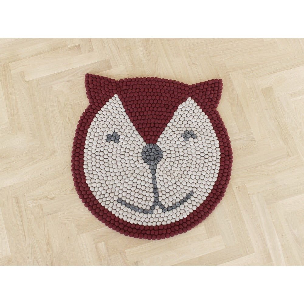 Detský guľôčkový vlnený koberec Wooldot Ball rugs Fox, ⌀ 90 cm - Bonami.sk