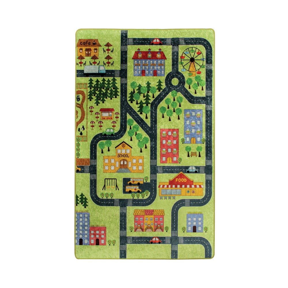 Detský koberec Green Small Town 100 × 160 cm - Bonami.sk