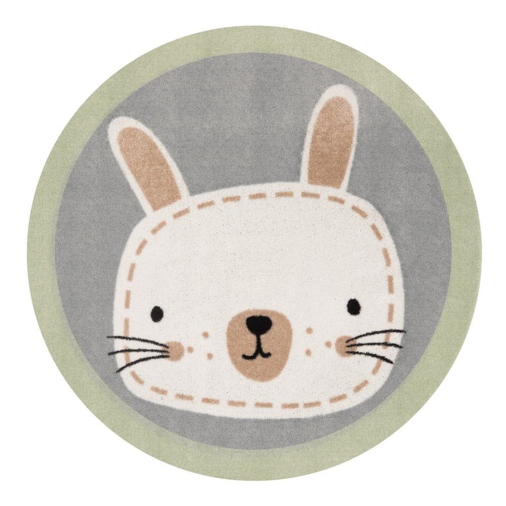 Detský koberec Zala Living Rabbit, ⌀ 100 cm - Bonami.sk
