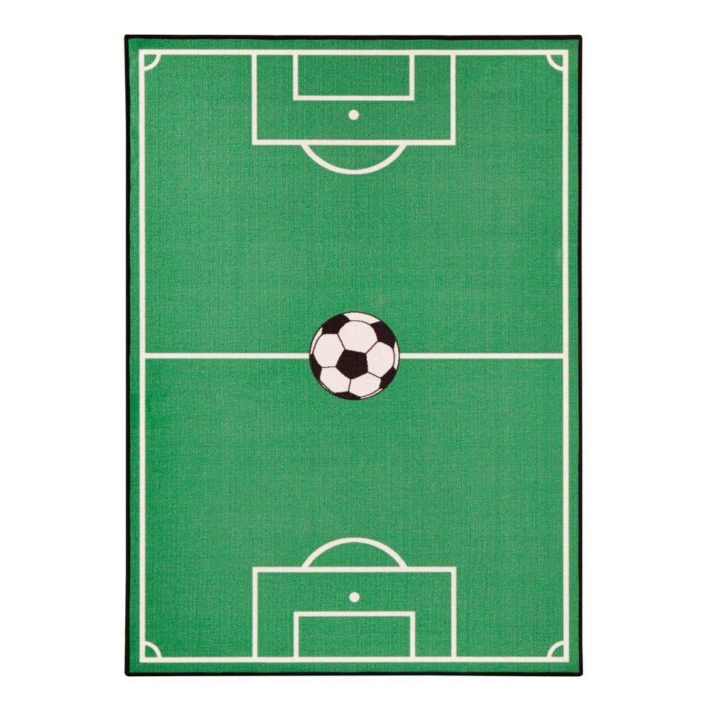 Detský zelený koberec Zala Living Football, 100 × 140 cm - Bonami.sk