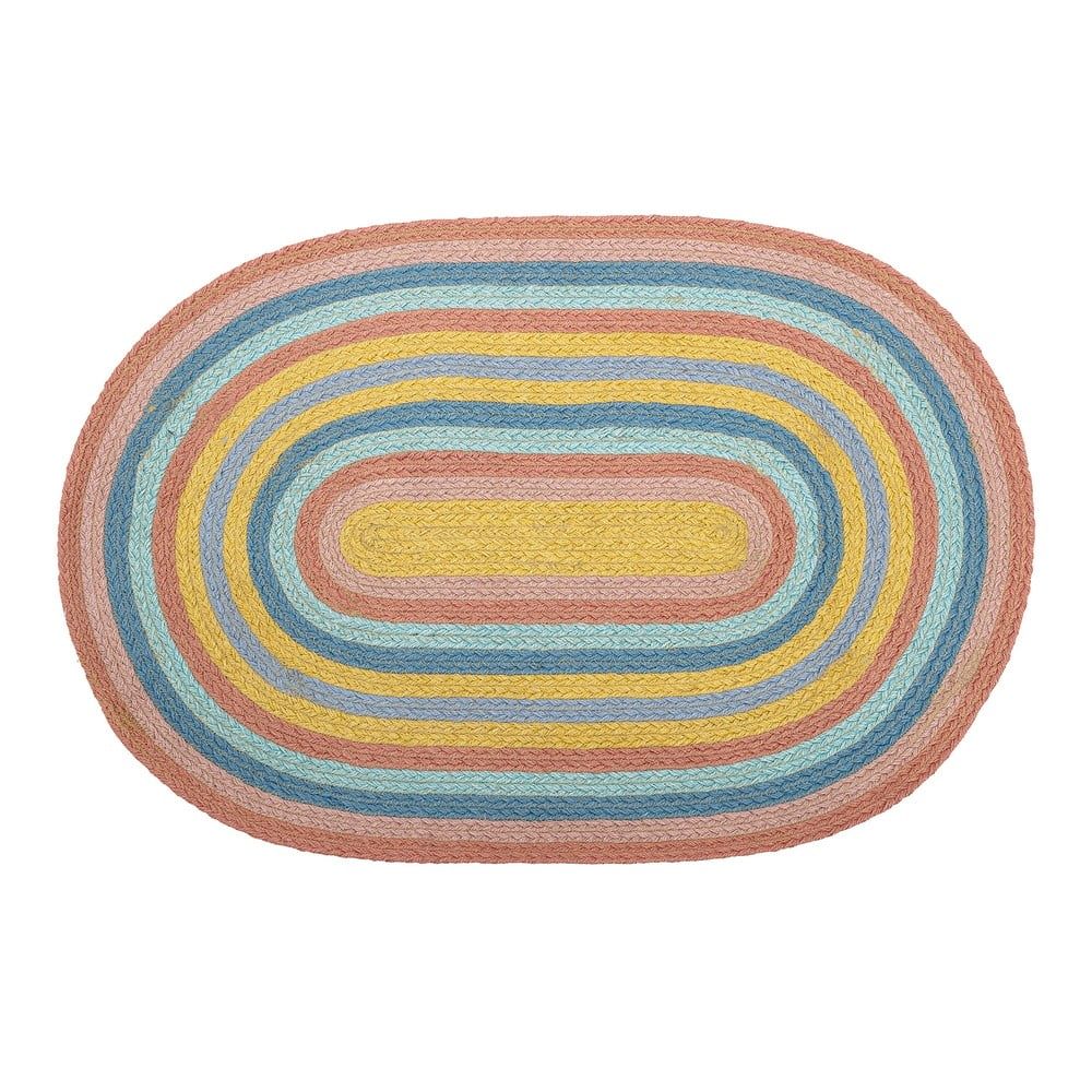 Jutový koberec Bloomingville Rainbow, 50 x 75 cm - Bonami.sk