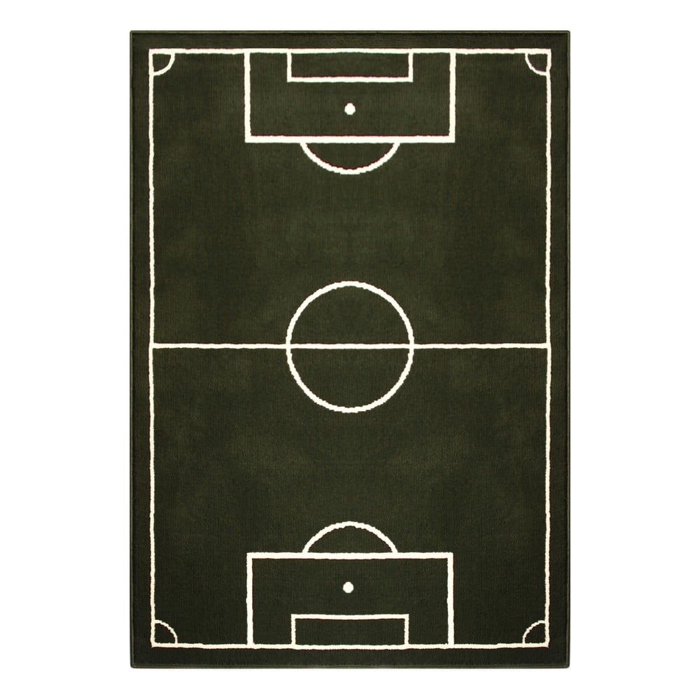 Detský zelený koberec Hanse Home Football Field, 80 × 150 cm - Bonami.sk