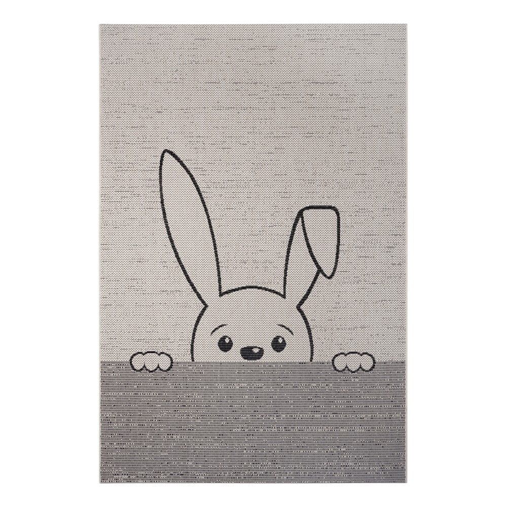 Sivý detský koberec Ragami Bunny, 80 x 150 cm - Bonami.sk