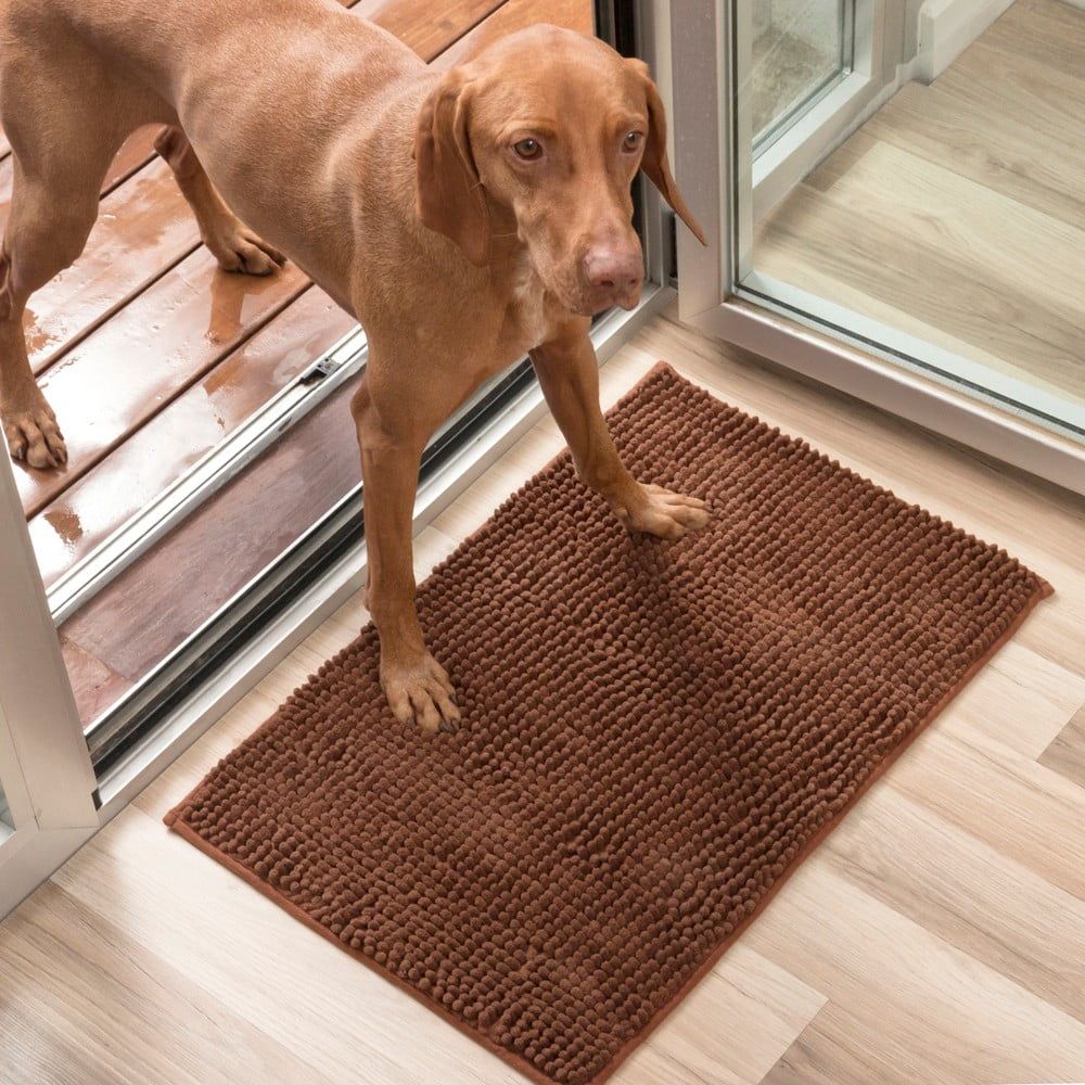 Hnedá psia rohožka InnovaGoods Pet Doormat, 85 × 65 cm - Bonami.sk
