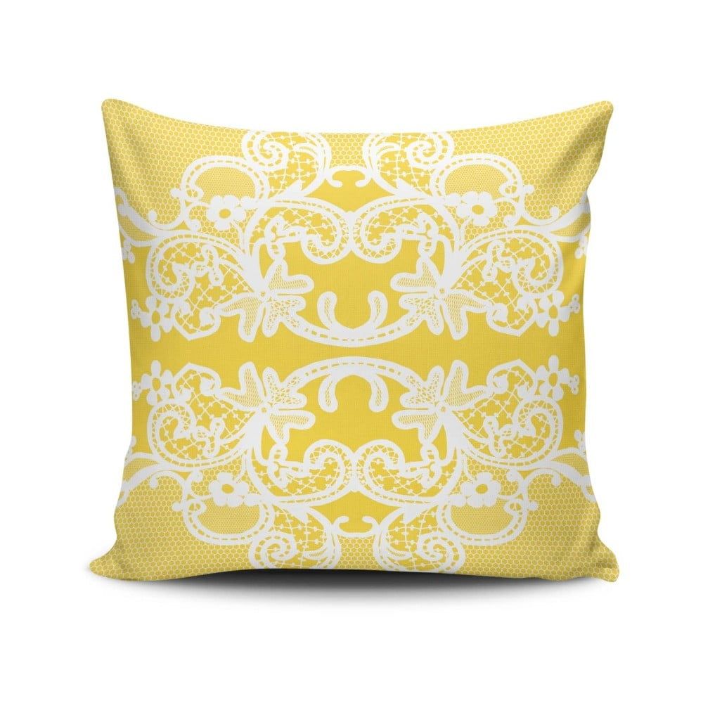 Vankúš s prímesou bavlny Cushion Love Amarillo, 45 × 45 cm - Bonami.sk