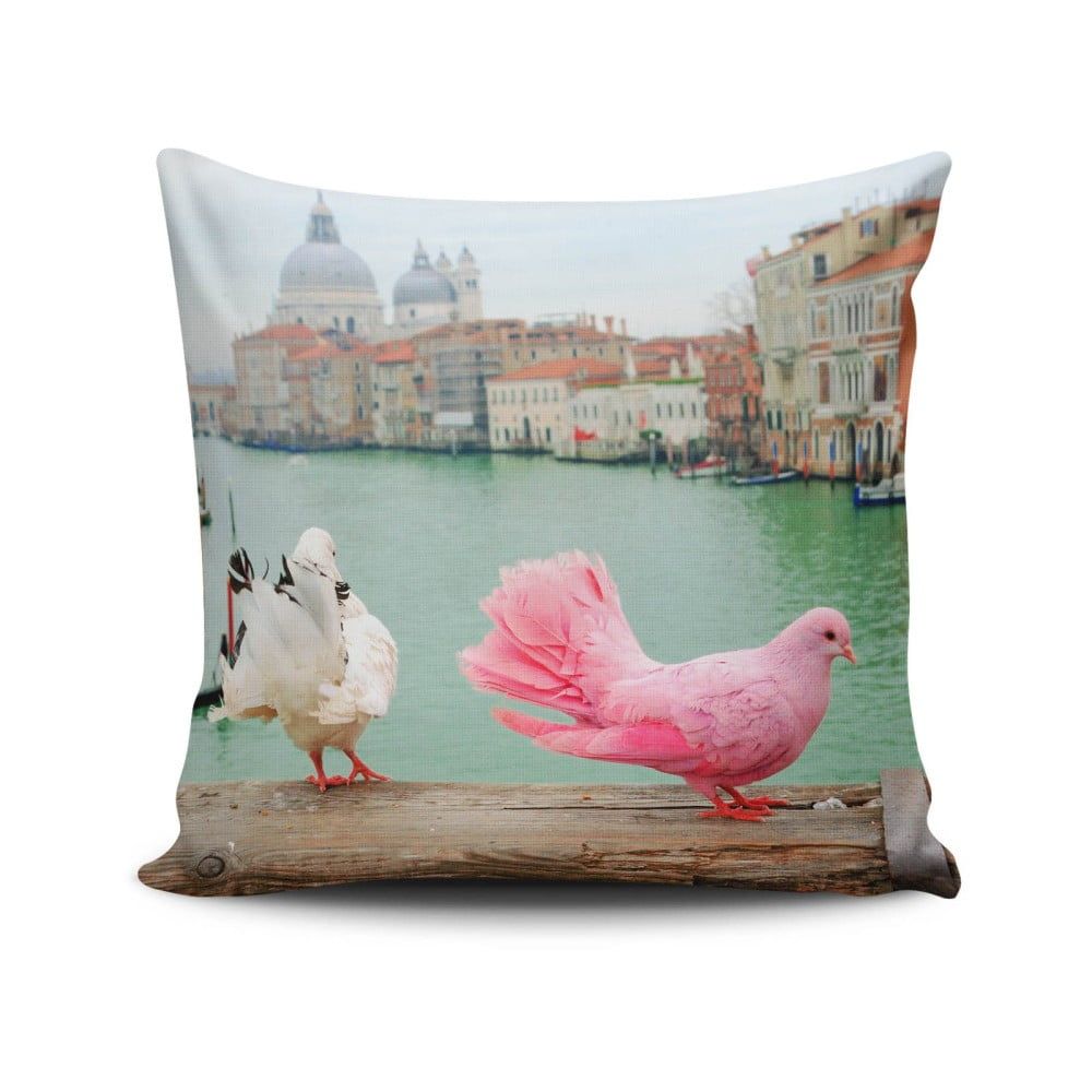 Vankúš s prímesou bavlny Cushion Love Herisso, 45 × 45 cm - Bonami.sk