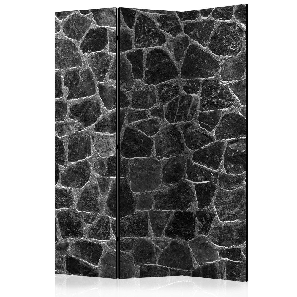 Paraván Black Stones Dekorhome 135x172 cm (3-dielny) - dekorhome.sk