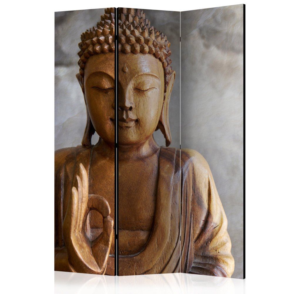 Paraván Buddha Dekorhome 135x172 cm (3-dielny) - dekorhome.sk