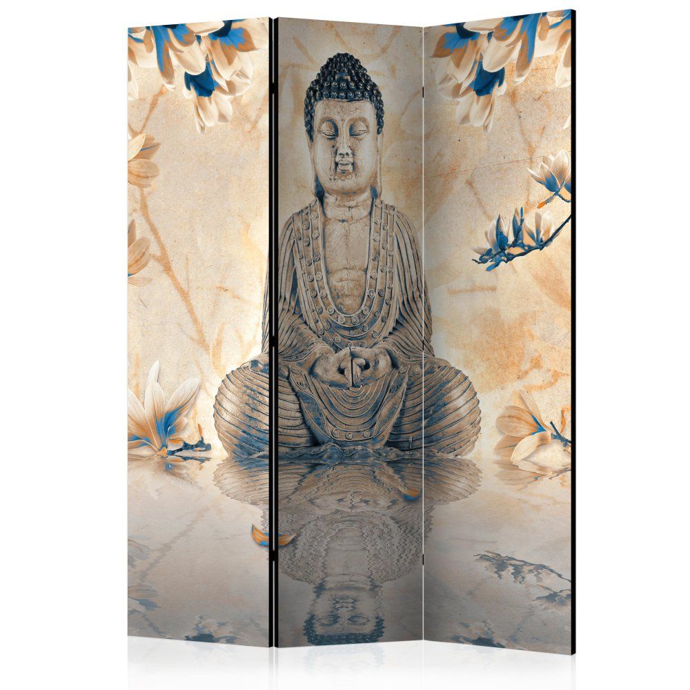 Paraván Buddha of Prosperity Dekorhome 135x172 cm (3-dielny) - dekorhome.sk