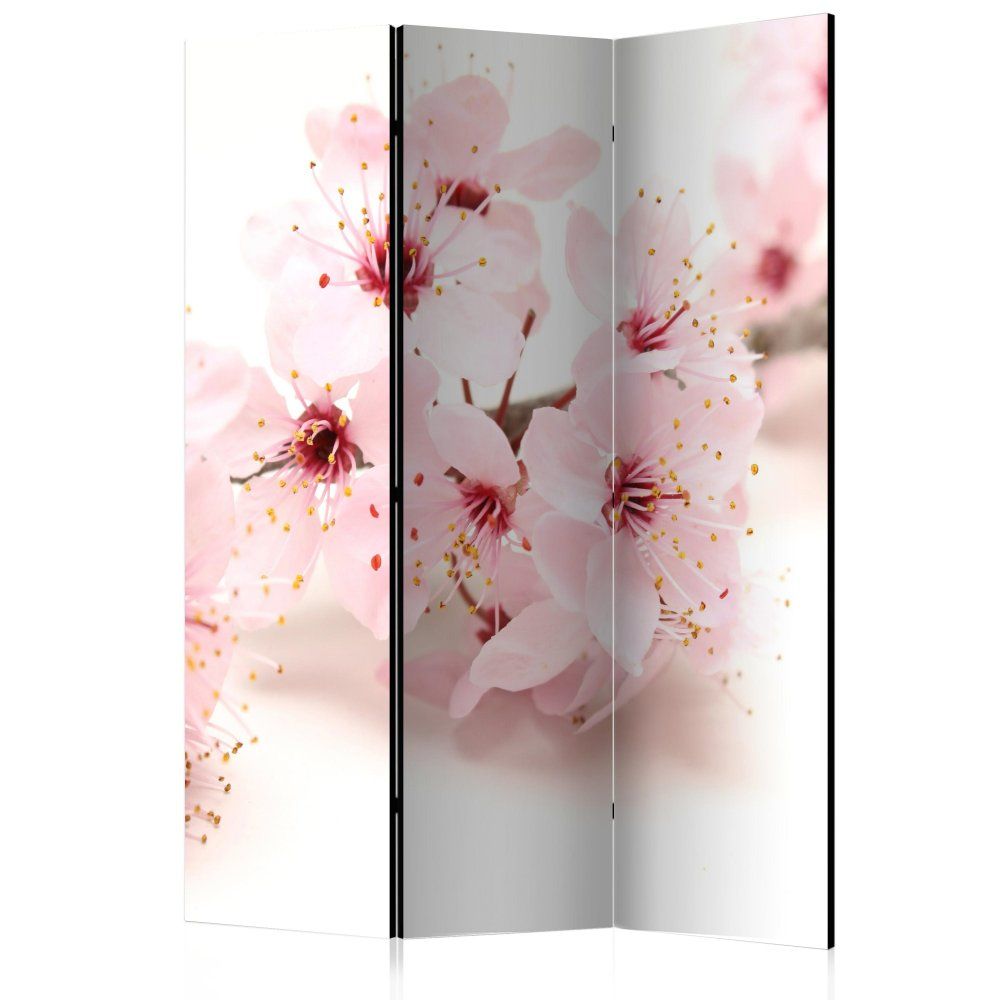 Paraván Cherry Blossom Dekorhome 135x172 cm (3-dielny) - dekorhome.sk
